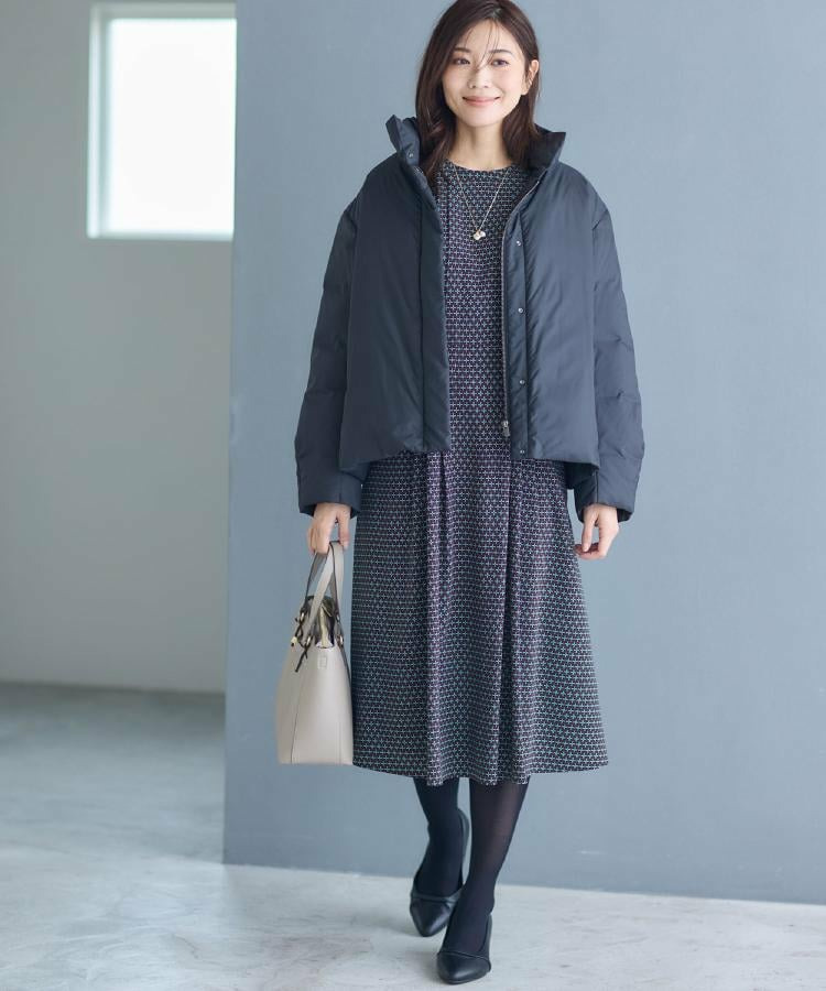 【すっきシルエット】ショート丈ダウンコート4