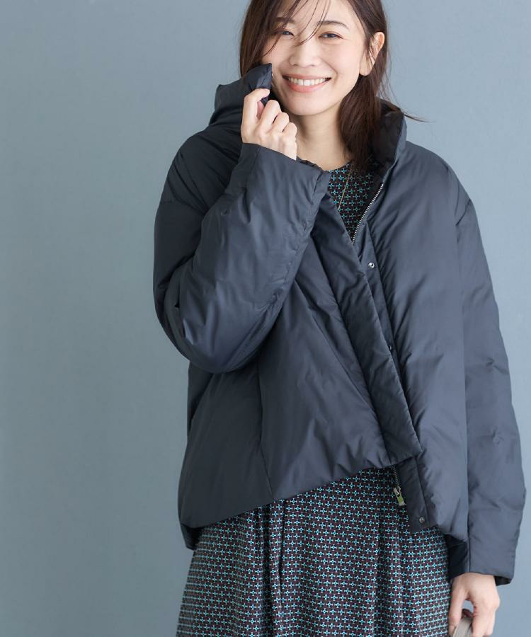 【すっきシルエット】ショート丈ダウンコート1