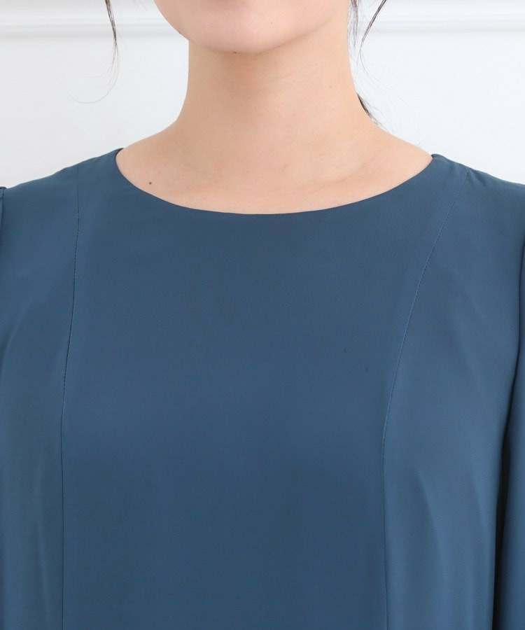 【フォーマル/入卒/一枚で着映え◎】シフォン×幾何柄レースプリーツワンピース20