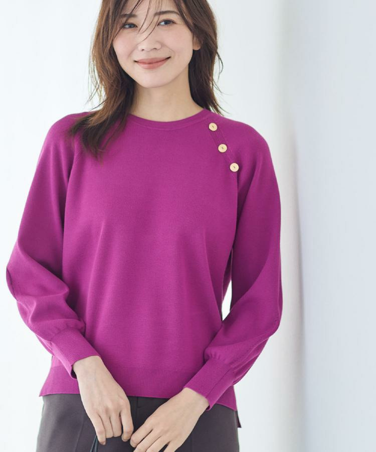 【ゆったり着られる◎】ラグランスリーブニット10