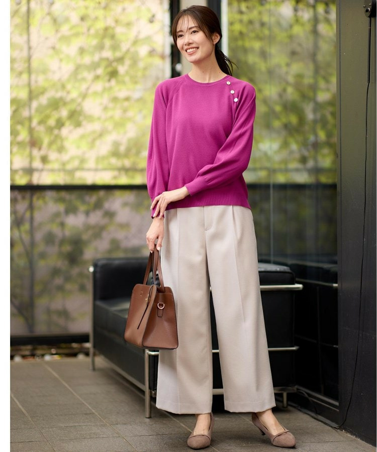 【ゆったり着られる◎】ラグランスリーブニット8