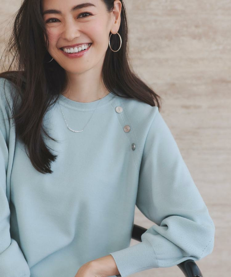 【ゆったり着られる◎】ラグランスリーブニット1