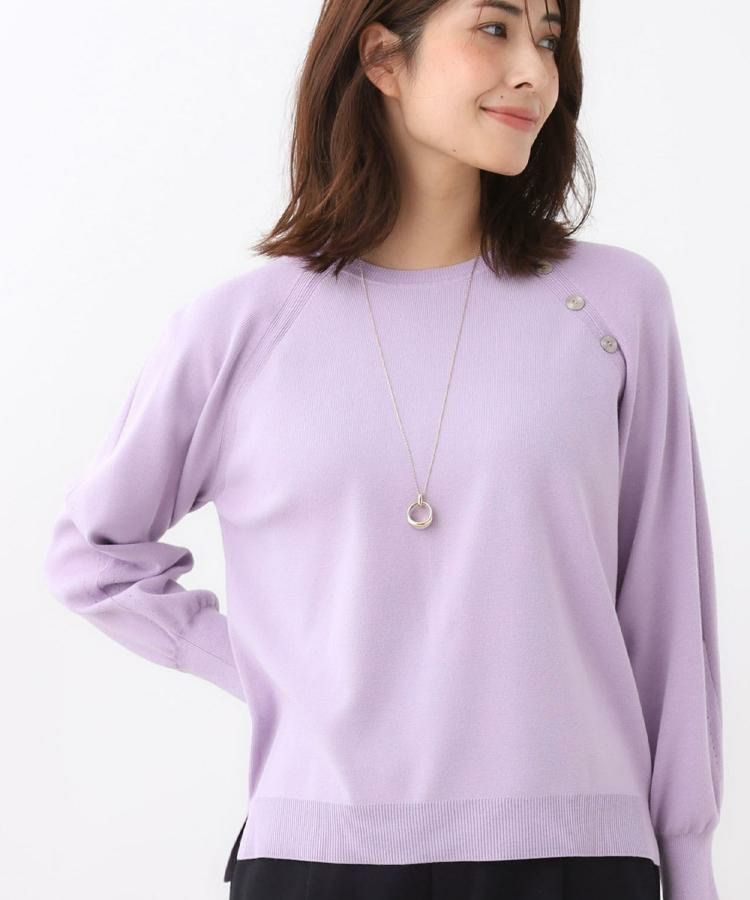 【ゆったり着られる◎】ラグランスリーブニット1