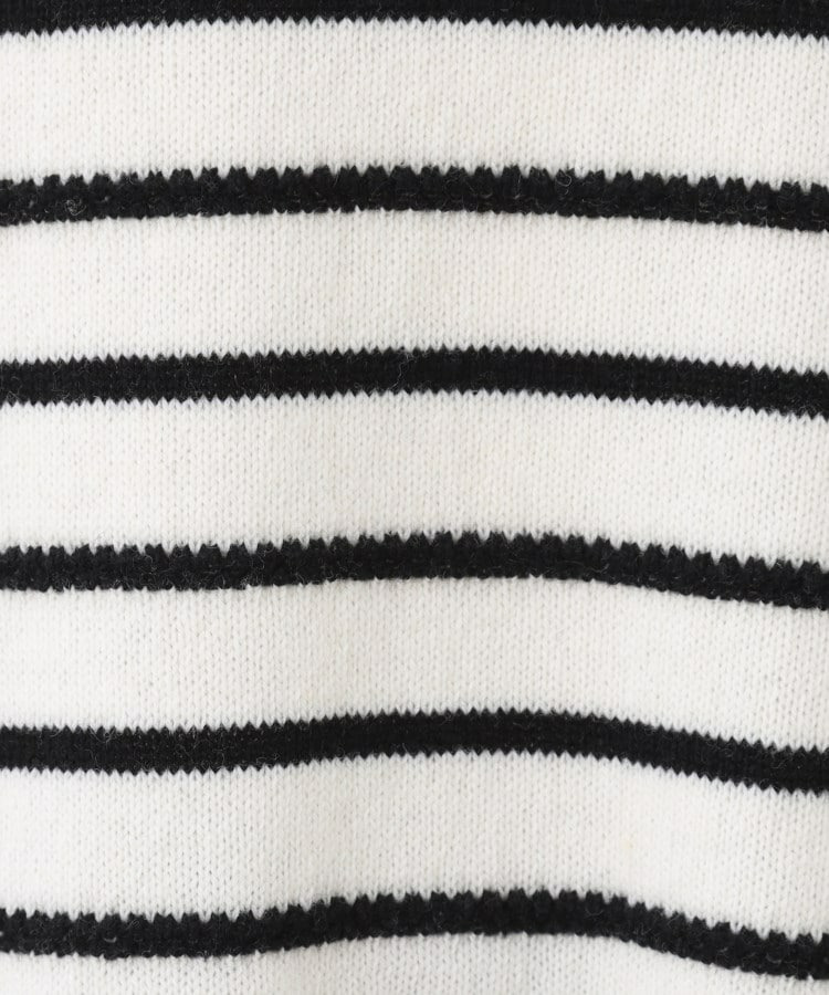 【ゆったり着られる◎】ボートネックボーダーニット14