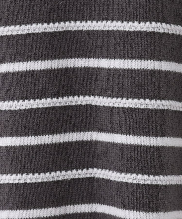 【ゆったり着られる◎】ボートネックボーダーニット18