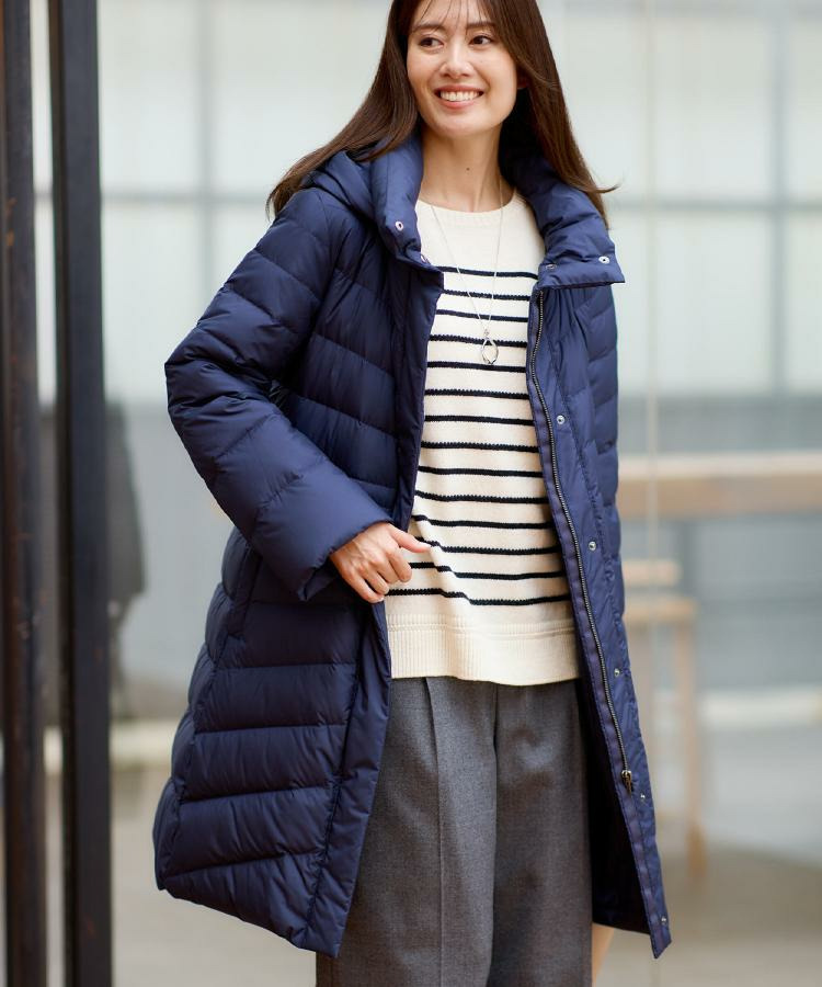 【ゆったり着られる◎】ボートネックボーダーニット9