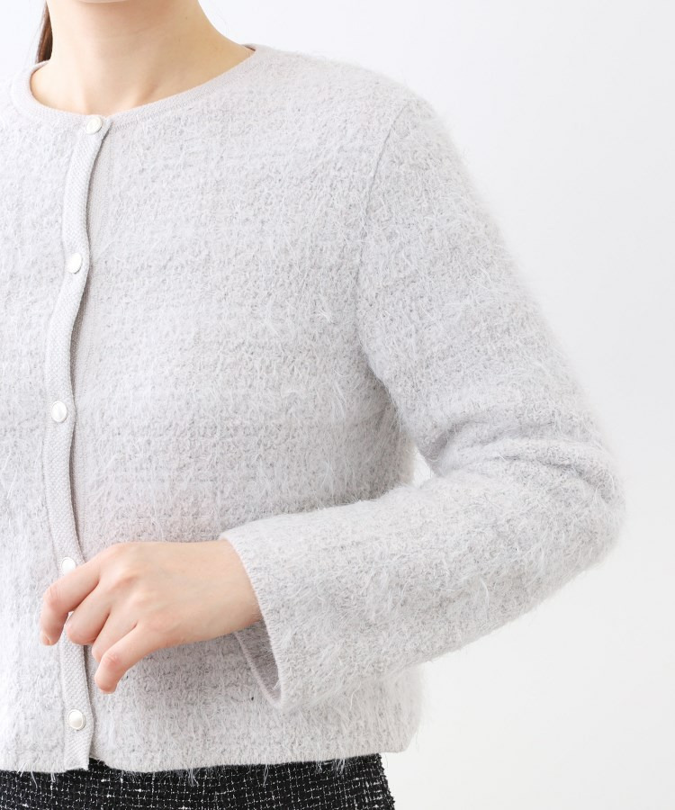 【お食事会やお出かけに◎】ふんわりジャカード編みカーディガン19