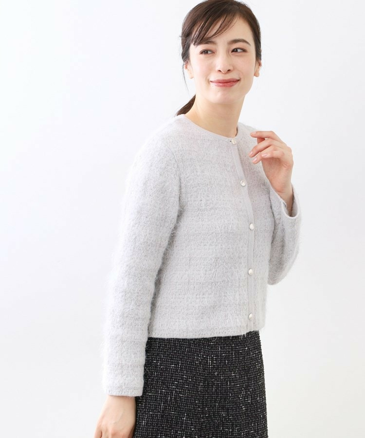 【お食事会やお出かけに◎】ふんわりジャカード編みカーディガン2