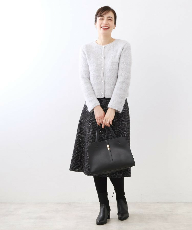 【お食事会やお出かけに◎】ふんわりジャカード編みカーディガン3