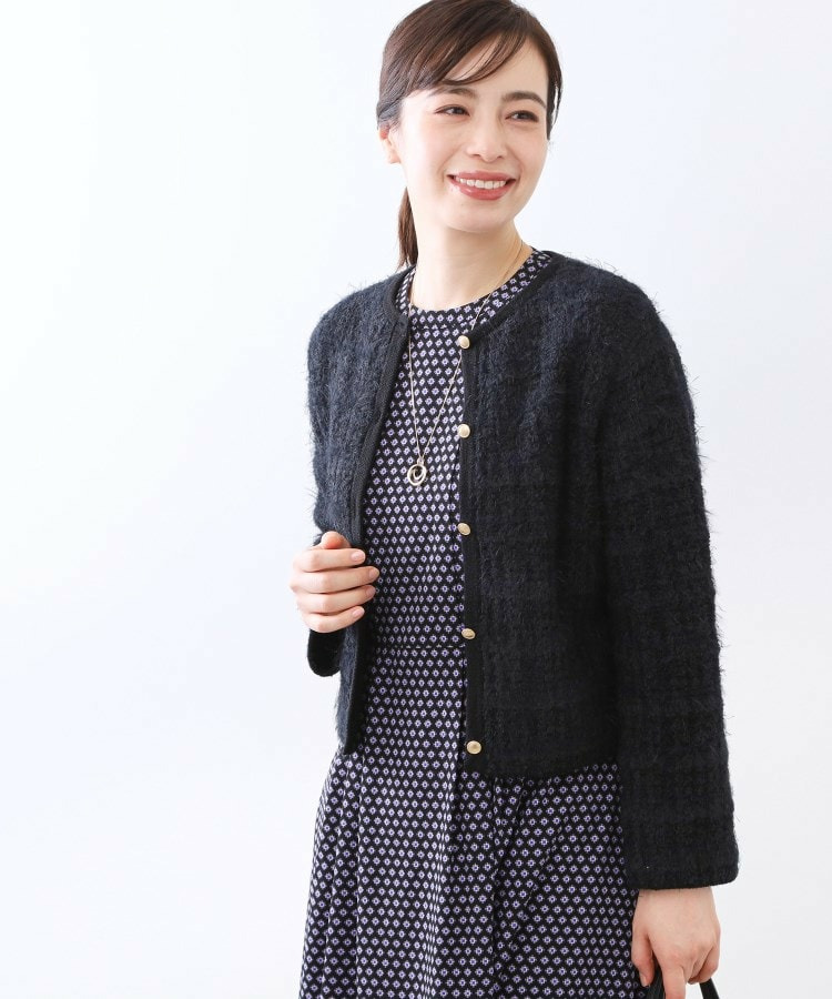 【お食事会やお出かけに◎】ふんわりジャカード編みカーディガン6