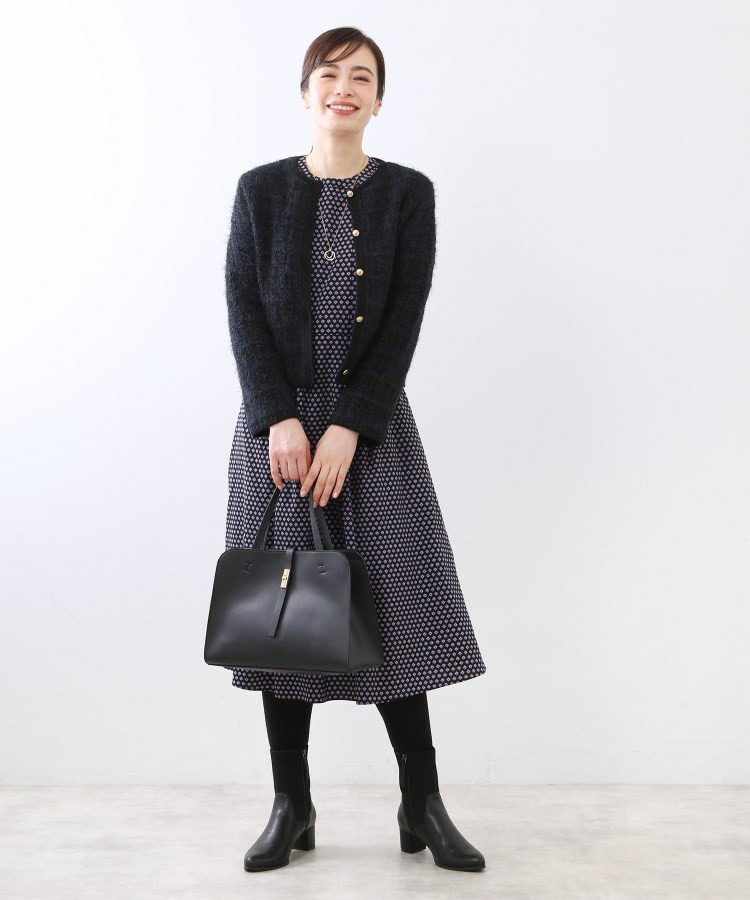 【お食事会やお出かけに◎】ふんわりジャカード編みカーディガン8