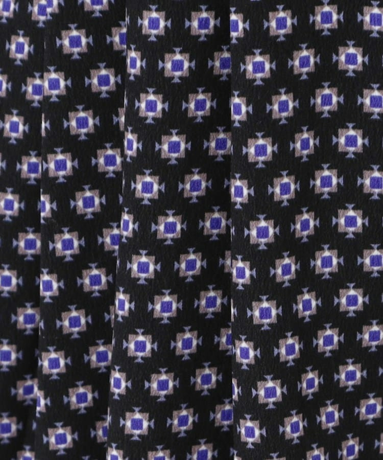 【通勤にもお出かけにも◎】ジオメプリントクラシカルワンピース14