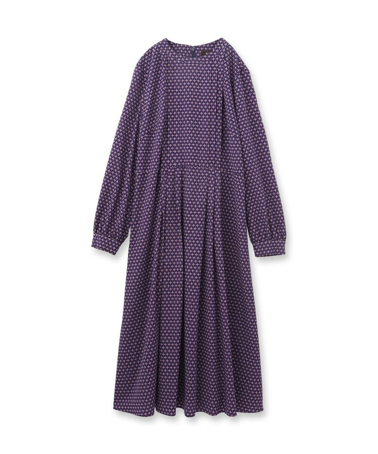 【通勤にもお出かけにも◎】ジオメプリントクラシカルワンピース27