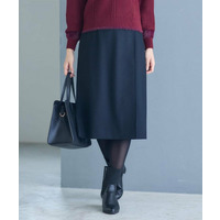 【すっきりシルエット／通勤におすすめ◎】キレイめジャージタイトスカート