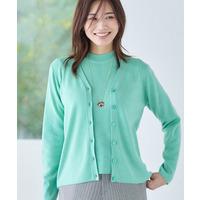 【選べる5色／アンサンブル可】Vネックカーディガン