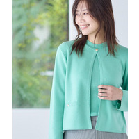 【選べる5色／アンサンブル可】クルーネックカーディガン