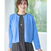 【選べる5色／アンサンブル可】クルーネックカーディガン