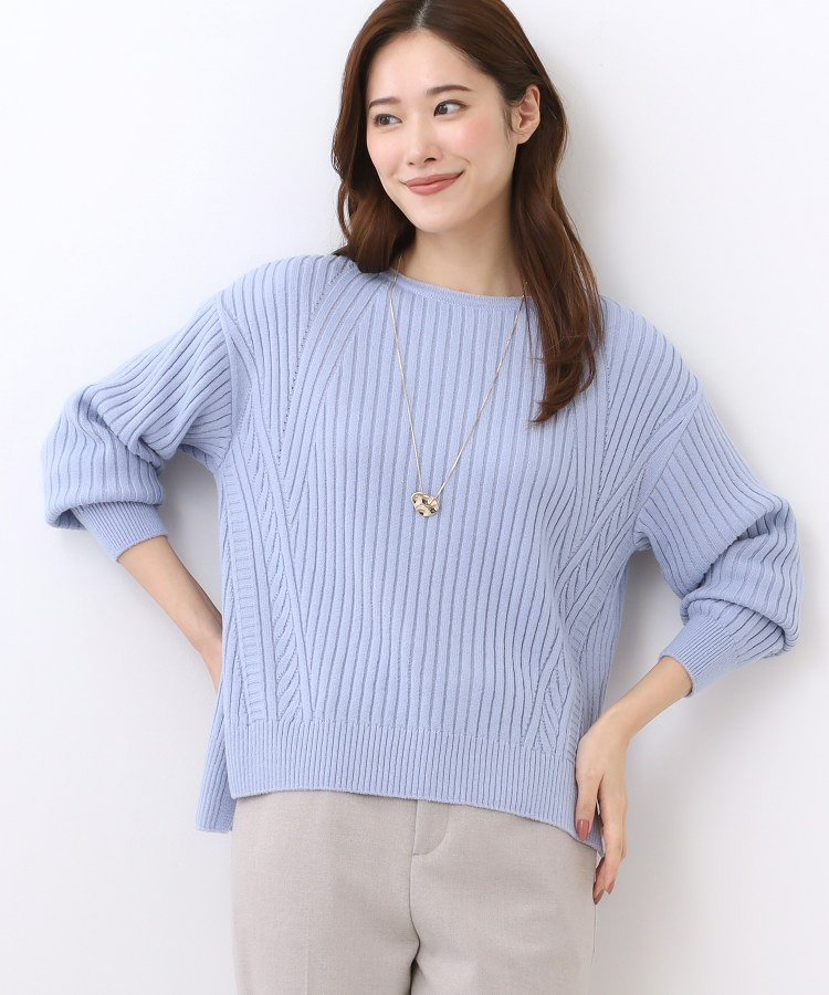 【ゆったり着られる◎】ワイドリブニットプルオーバー