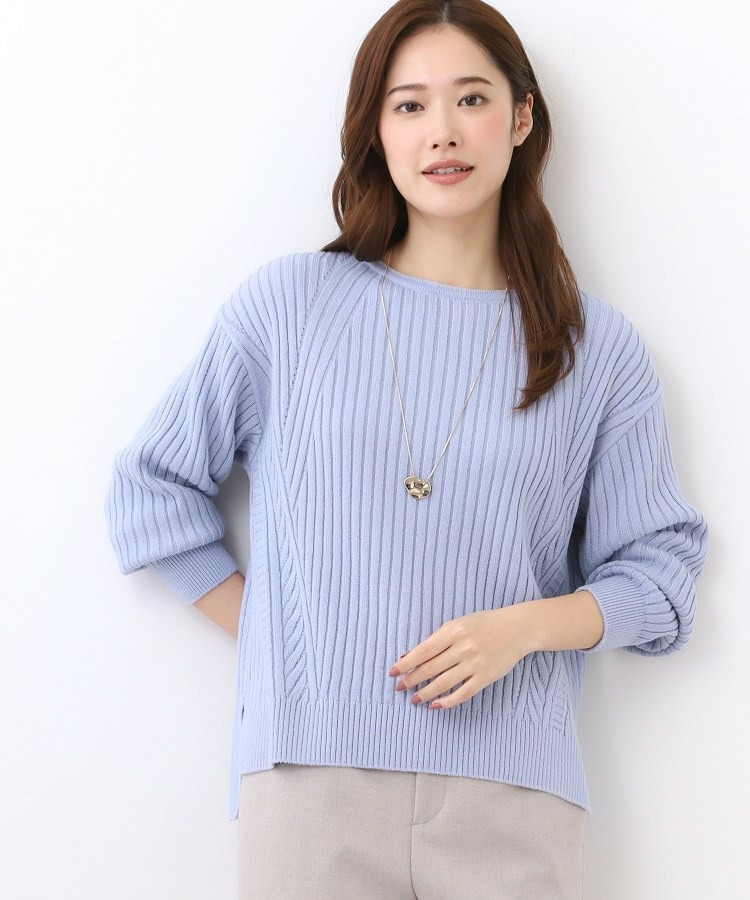 【ゆったり着られる◎】ワイドリブニットプルオーバー10