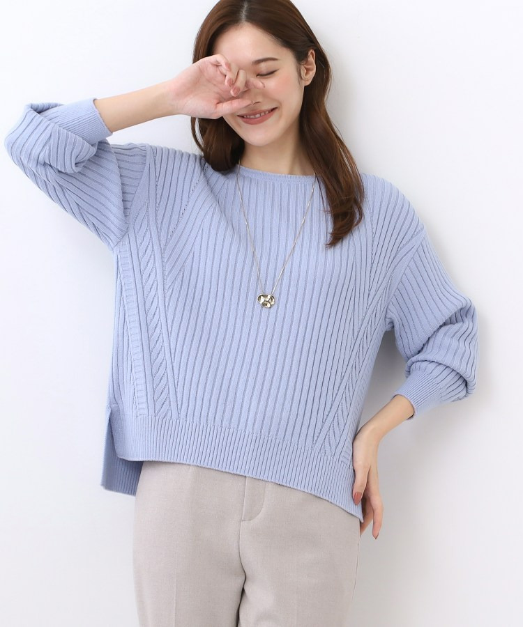 【ゆったり着られる◎】ワイドリブニットプルオーバー11