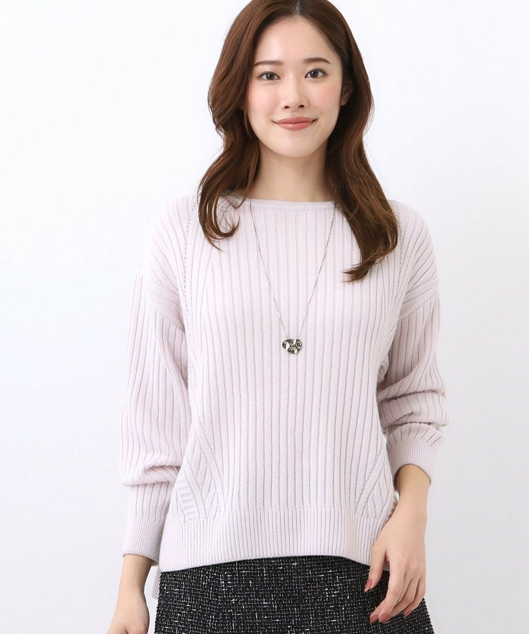 【ゆったり着られる◎】ワイドリブニットプルオーバー3