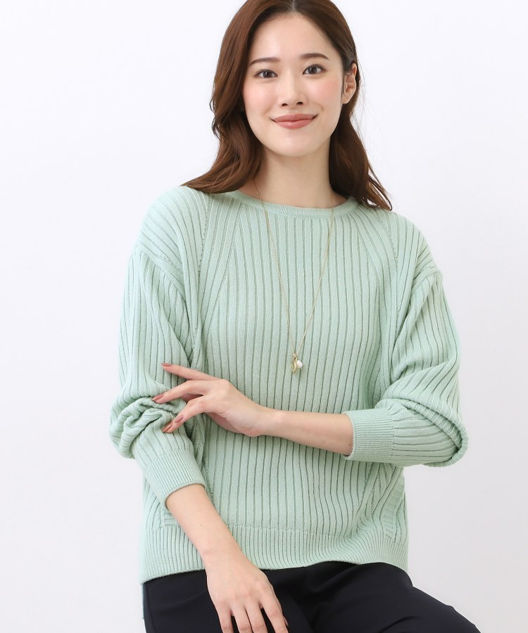 【ゆったり着られる◎】ワイドリブニットプルオーバー6