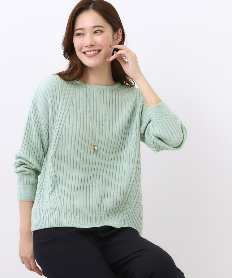 【ゆったり着られる◎】ワイドリブニットプルオーバー1