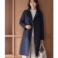 【フォーマル／通勤にもおすすめ／ライナー取り外し可】中綿ライナー付トレンチコート