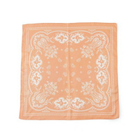 ペイズリーバンダナ柄スカーフ