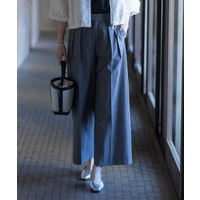 ダンガリーワイドパンツ