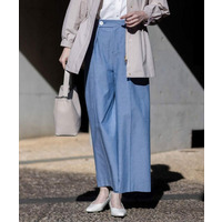 ダンガリーワイドパンツ