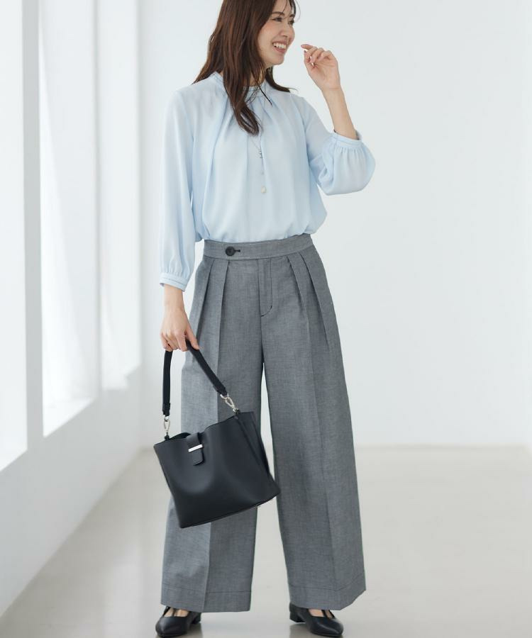 ダンガリーワイドパンツ11