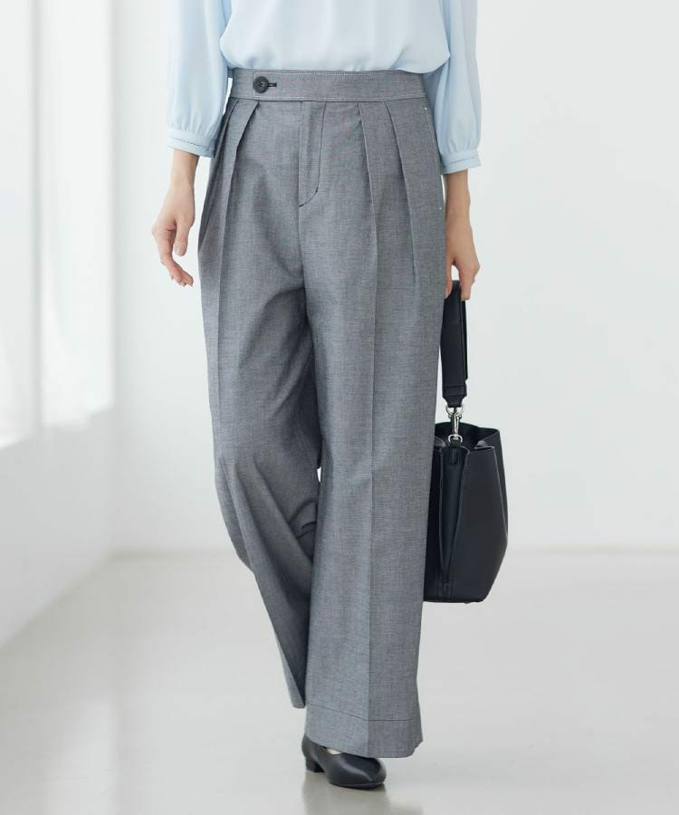 ダンガリーワイドパンツ12