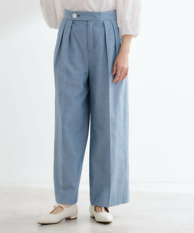 ダンガリーワイドパンツ19
