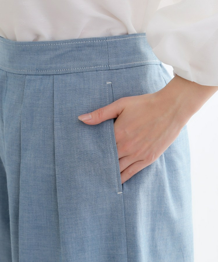 ダンガリーワイドパンツ27