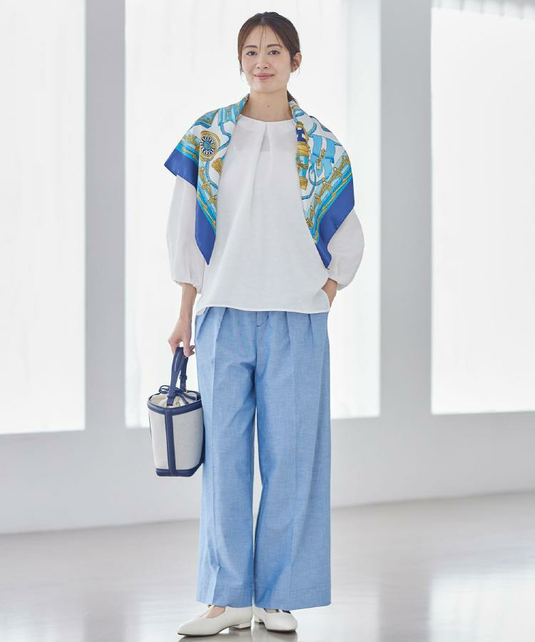 ダンガリーワイドパンツ5