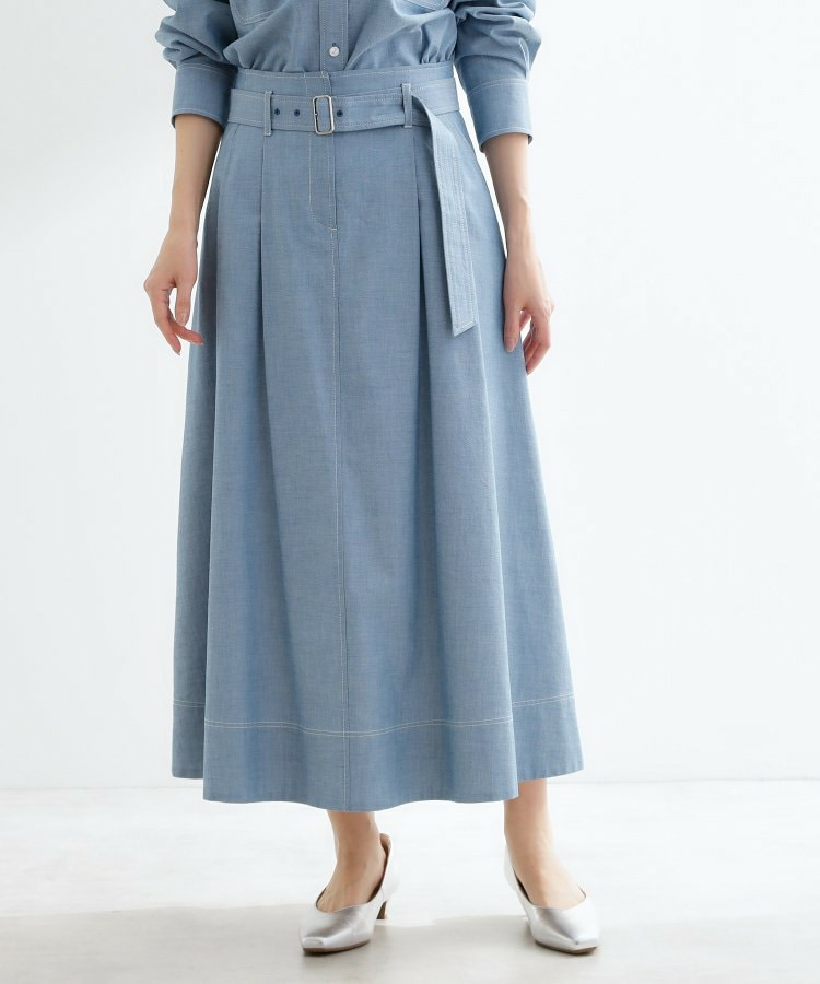 ダンガリータックフレアスカート16