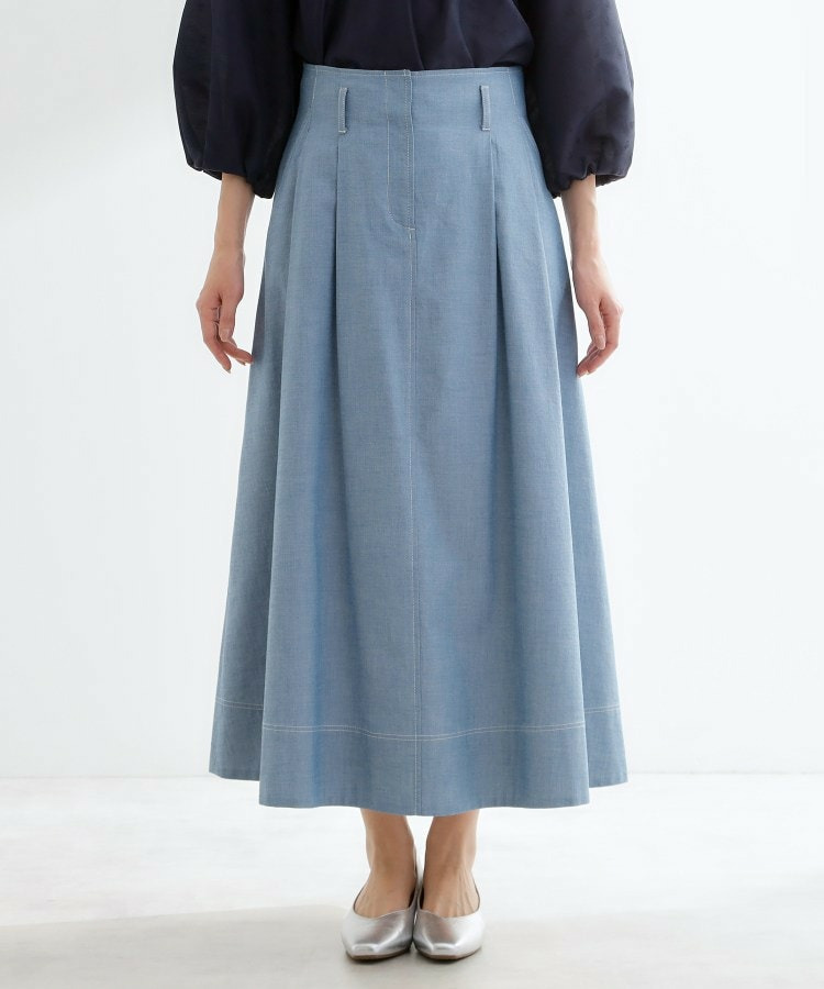 ダンガリータックフレアスカート22