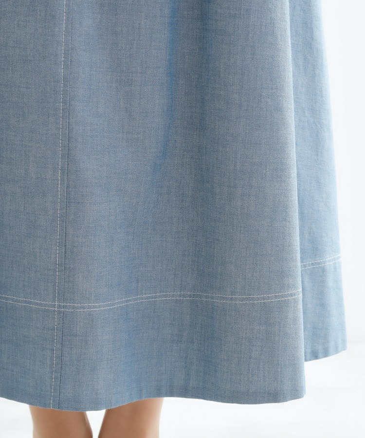 ダンガリータックフレアスカート26