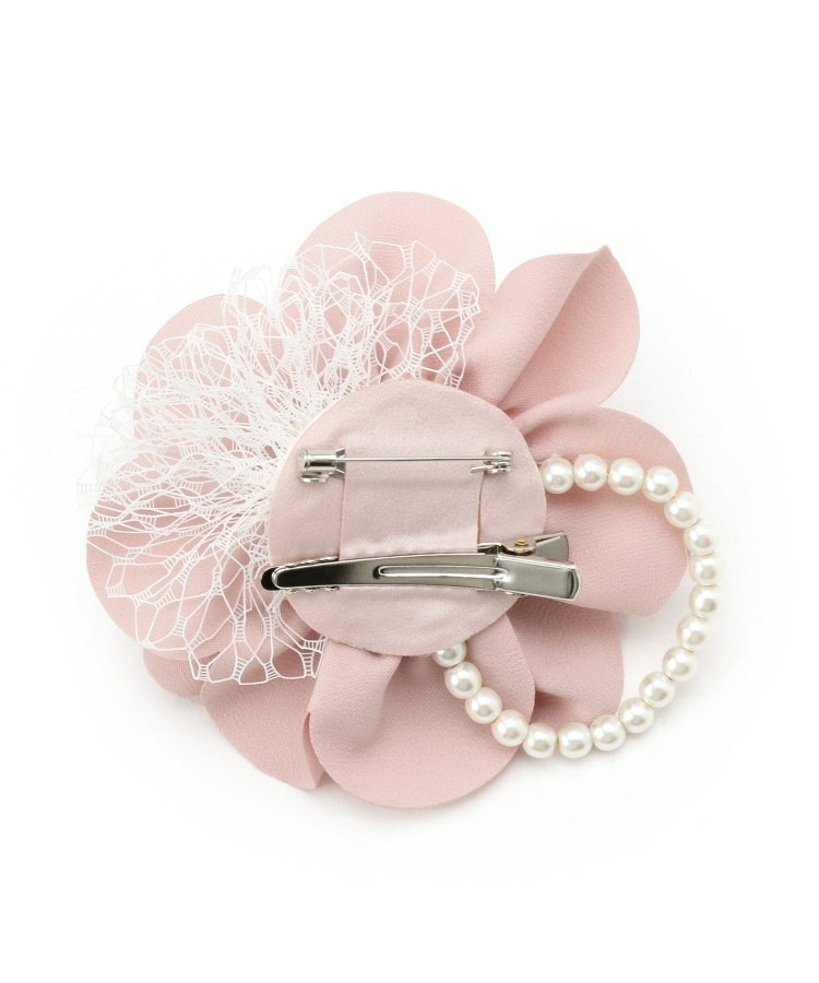 【フォーマル/入卒】レースフラワーミニコサージュ3