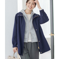 ストレッチタフタミドル丈パーカー