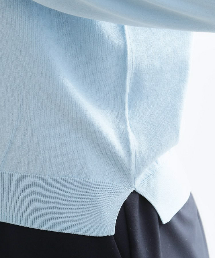 レースデザインスリーブニットプルオーバー22