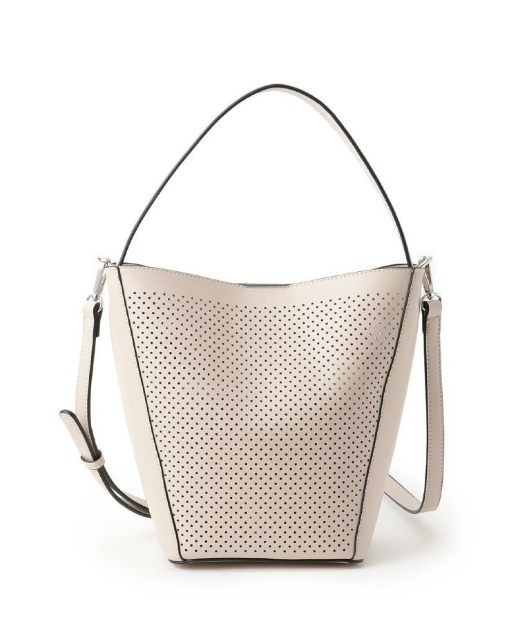 【肩掛けショルダー付き】パンチングデザインワンショルダーバッグ4