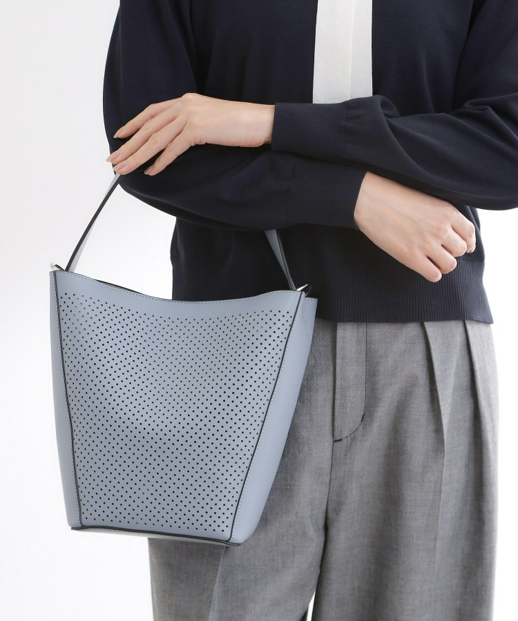 【肩掛けショルダー付き】パンチングデザインワンショルダーバッグ7