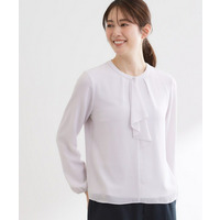 フロントフリルシフォンブラウス