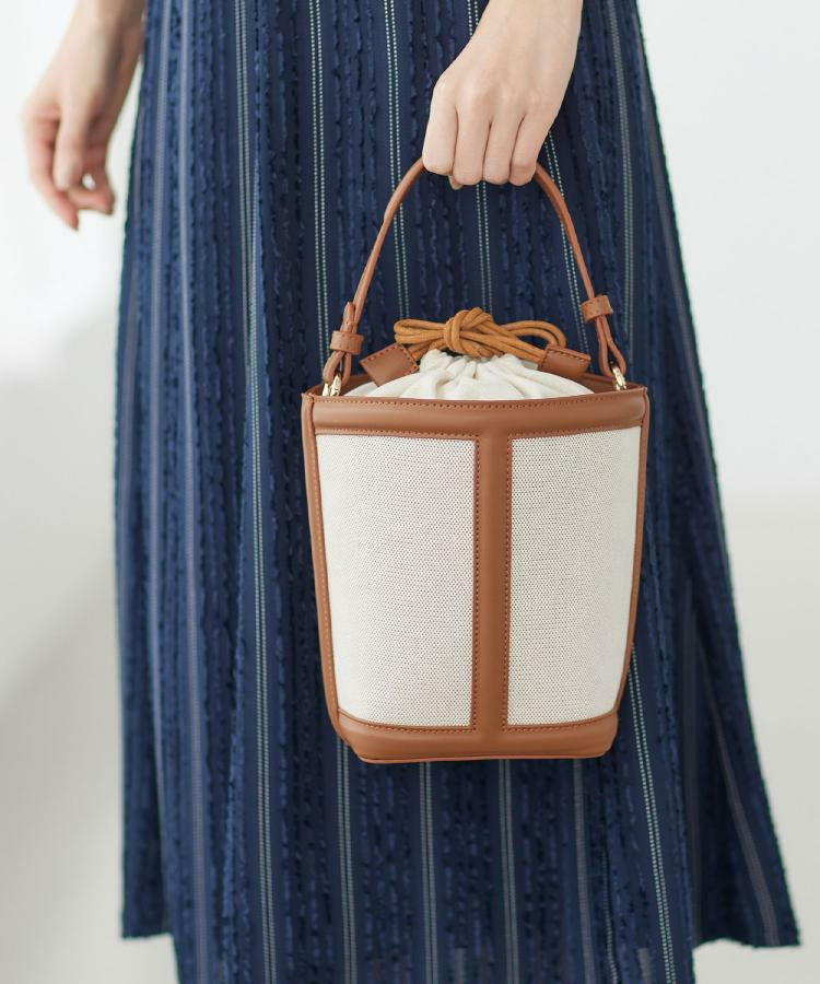 【ショルダー付き】バケット型ワンショルダーバッグ1