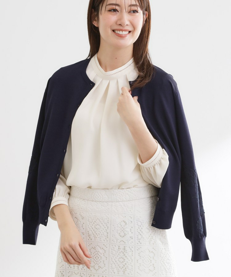 レースデザインスリーブカーディガン17
