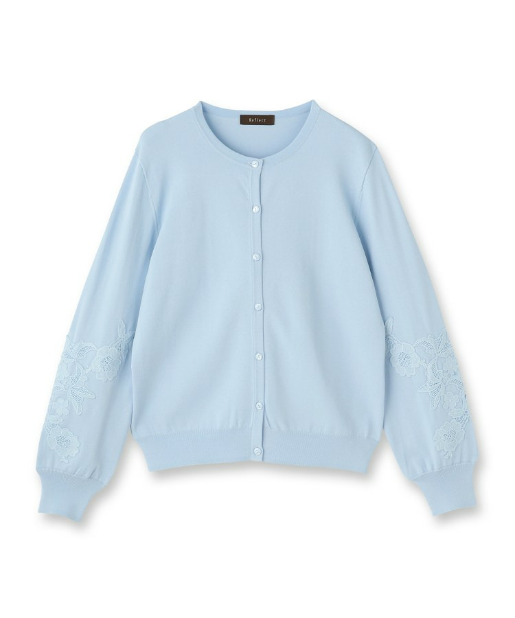 レースデザインスリーブカーディガン21