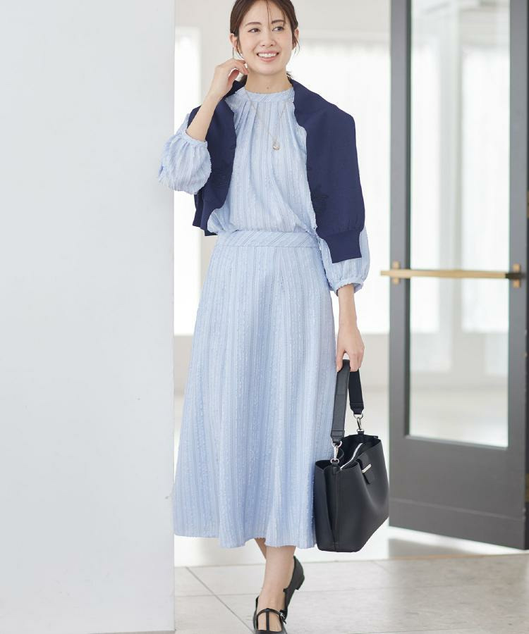 レースデザインスリーブカーディガン7