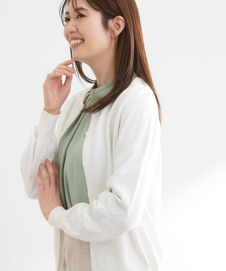 レースデザインスリーブカーディガン9